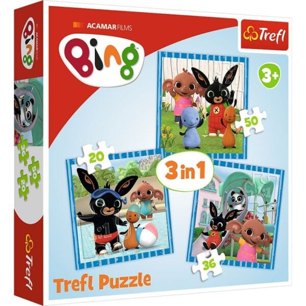 34851 Dětské puzzle - Bing - 3v1