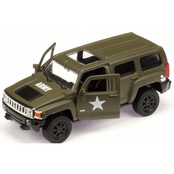 891909 Kovový model auta - Nex 1:34 - Hummer H3 (ARMY)